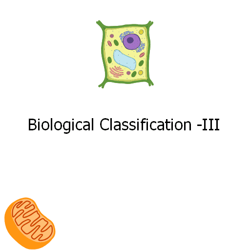 Biological Classification -III